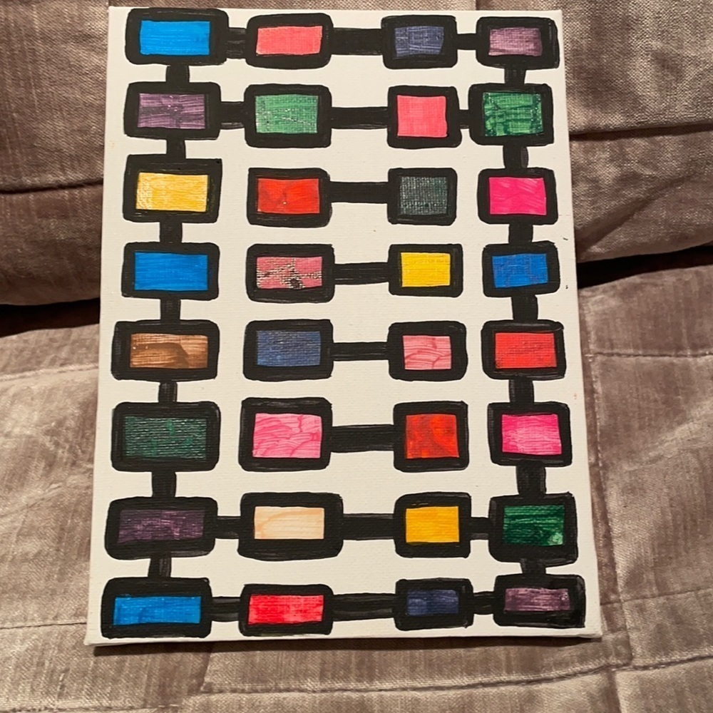 SMALL Abstract Painting on Canvas